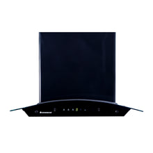 Load image into Gallery viewer, Ultima C-Line| 60cm | 1400 m3/hr | Auto Clean| Curved Glass Chimney | Baffle Filter | 1400M3/hr| Powerful Suction | Touch Control|  3 Speed Motion Sensor Technology| Low Noise | 7 Year Warranty|Black