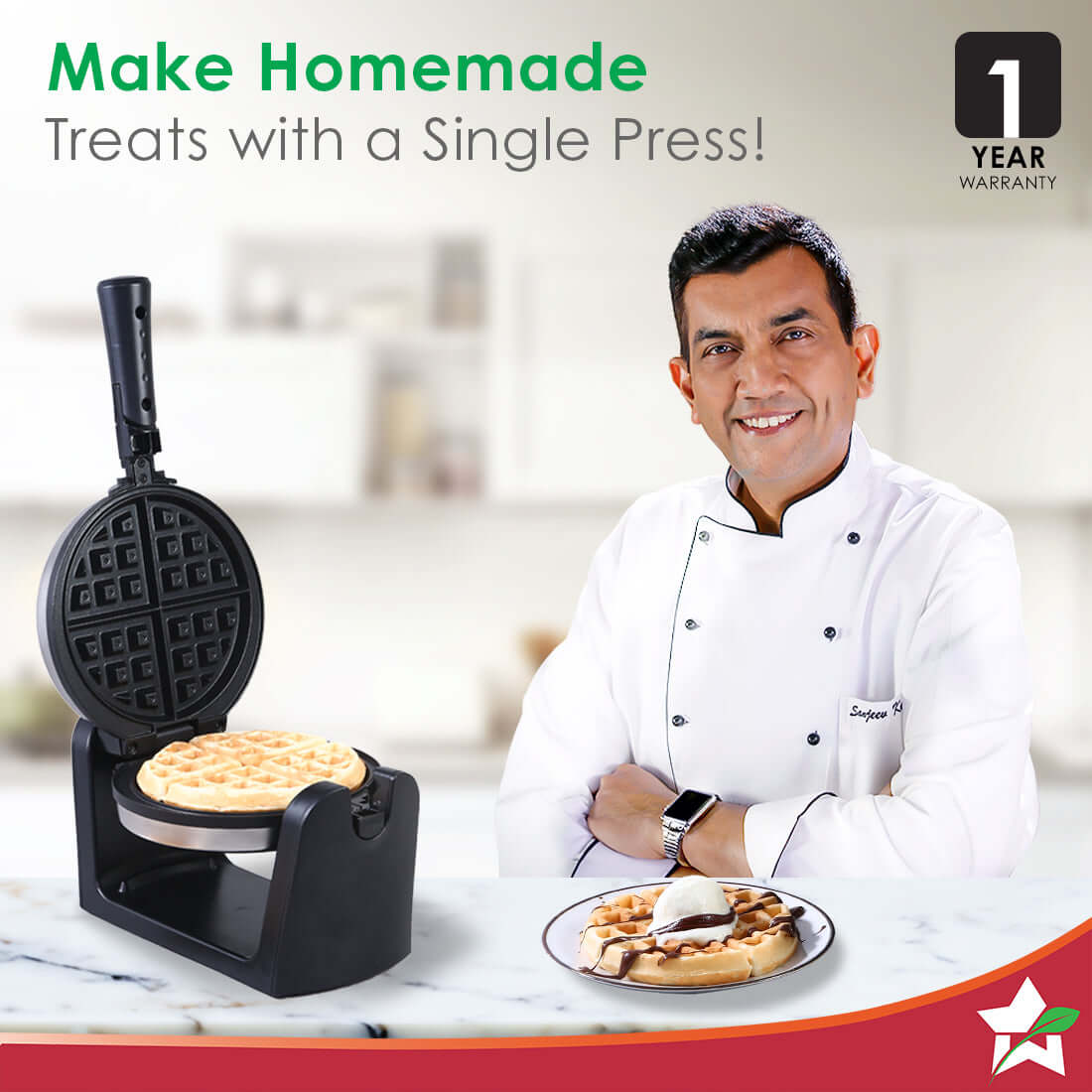 Wonderchef Belgian Waffle Maker Small Kitchen Appliance Online