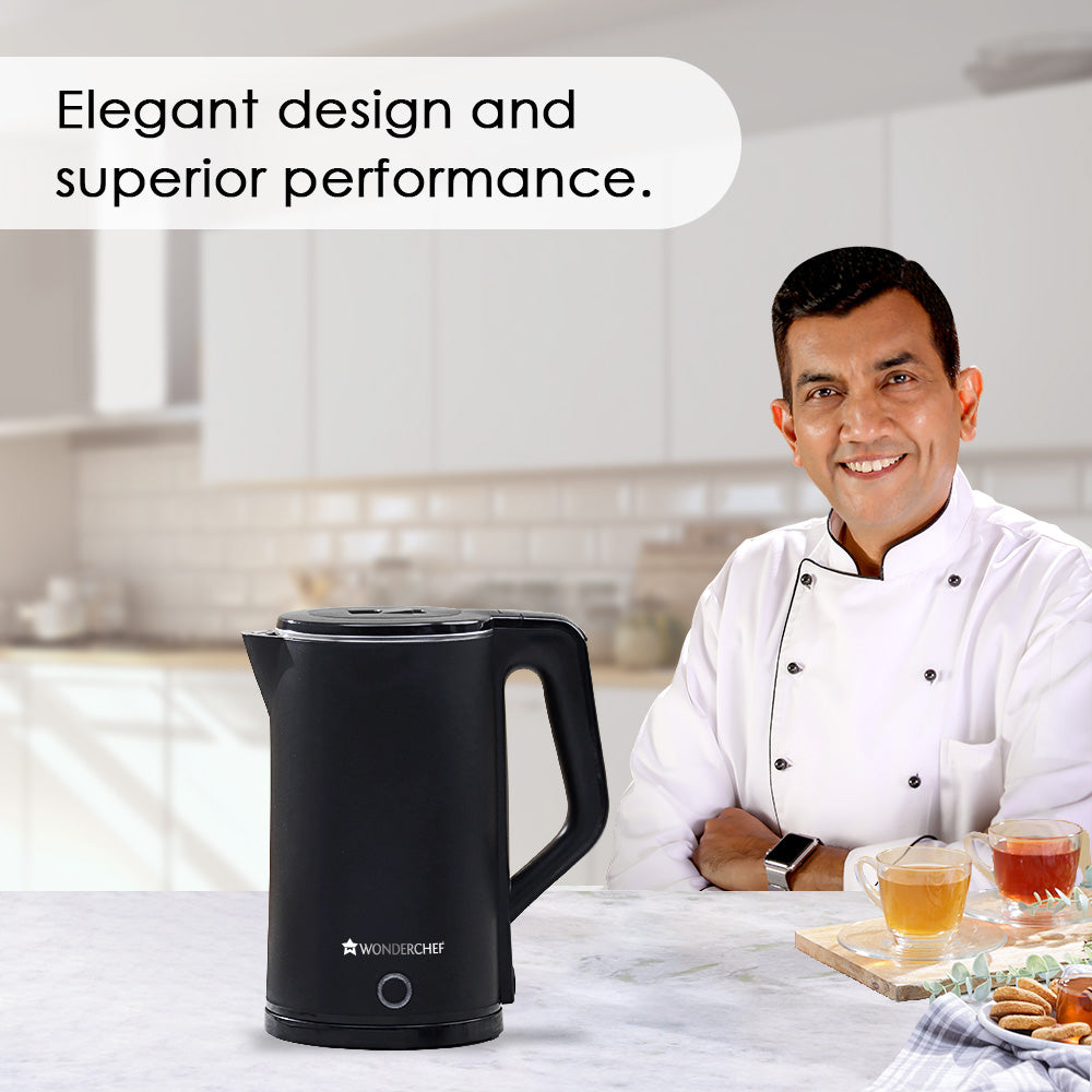 COOL-TOUCH Electric Kettle, 1500 W, 1.8 L, 1 Years Warranty