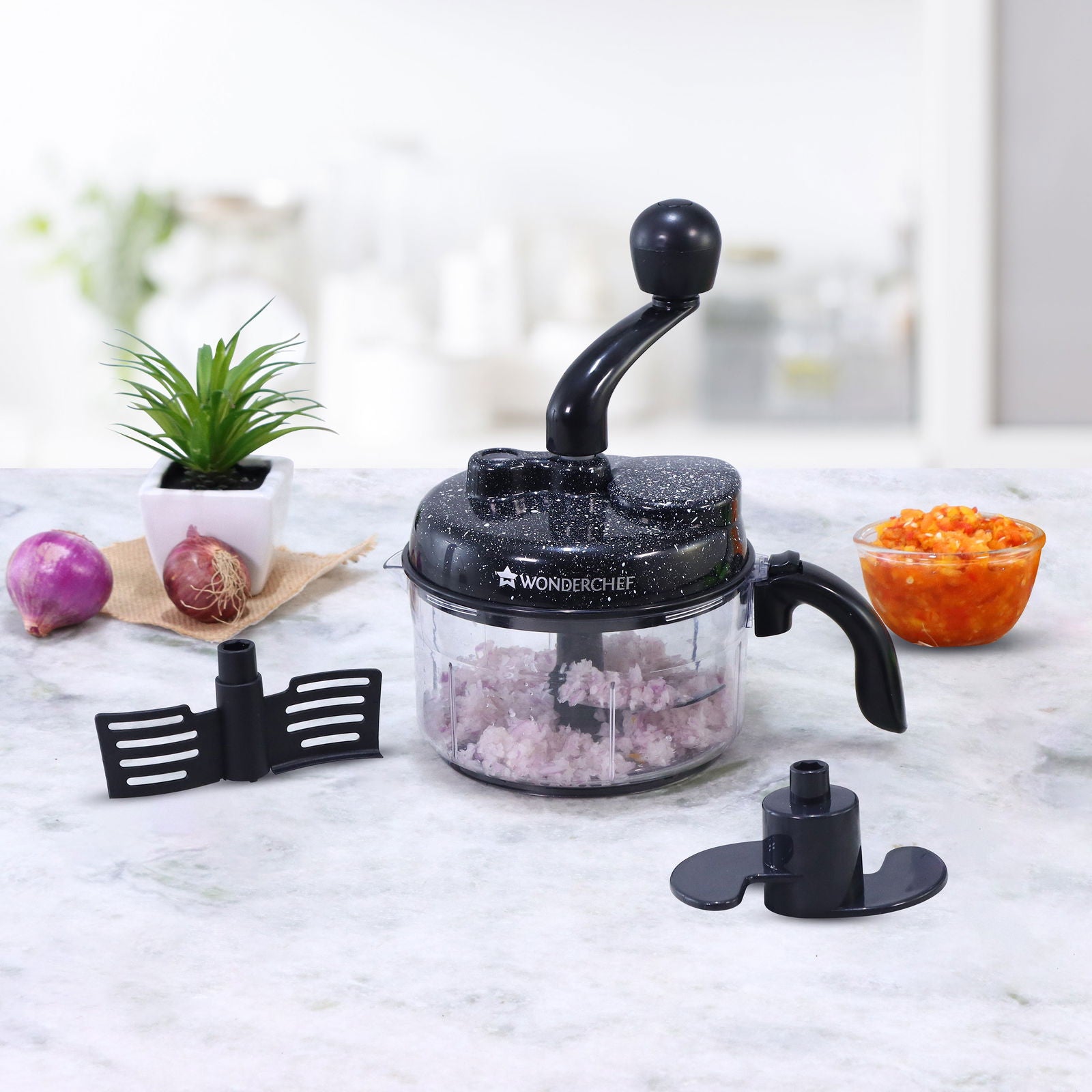 Smart Turbo Chopper 3-In-1 Chop Mince Whip