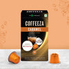 Coffeeza Caramel 100% Arabica Flavoured Aluminium Coffee Capsules