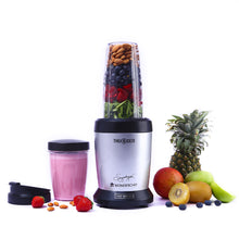 Load image into Gallery viewer, Nutri-blend Thunder Mixer, Grinder, Blender &amp; Smoothie Maker | 1000W 22000 RPM 100% Full Copper Motor | SS 6-Blade Assembly | 2 Unbreakable Tritan Jars | 2 Years Warranty | Recipe Book By Chef Sanjeev Kapoor | Black Silver