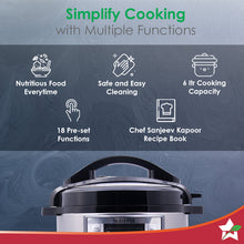 Load image into Gallery viewer, Nutri-Pot 6L Electric Pressure Cooker with 7-in-1 Functions
