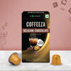 Coffeeza Belgian Chocolate 100% Arabica Flavoured Aluminium Coffee Capsules (Limited Edition)