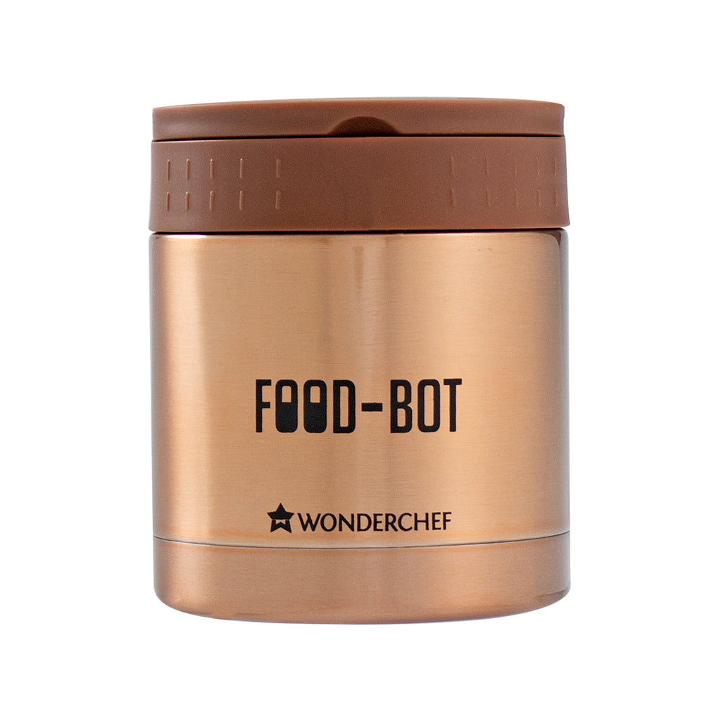 Food Bot, 300ml, Stainless Steel Vacuum Insulated, Spill & Leak Proof