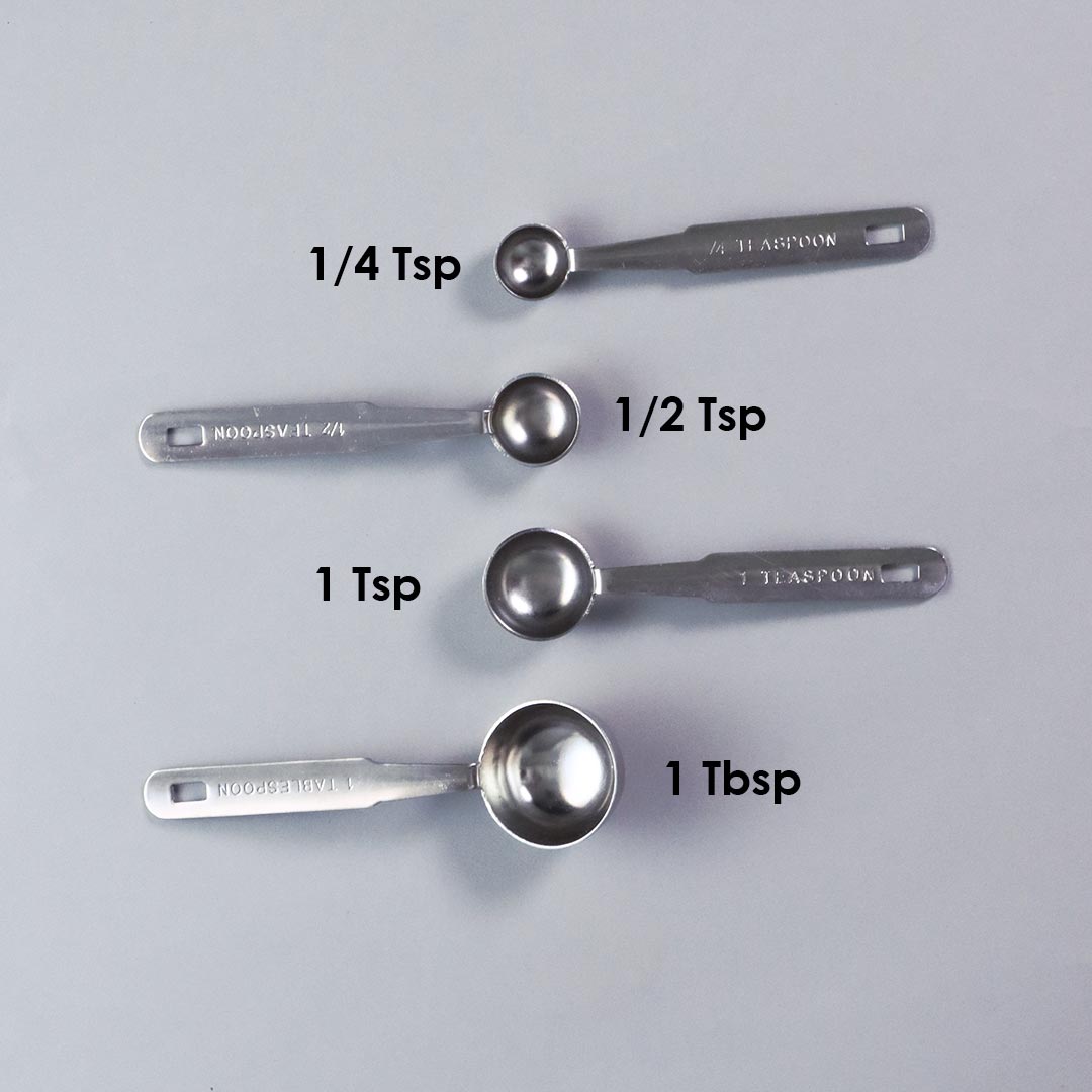 Ambrosia Stainless Steel Measuring Spoons – Set of 4 – Wonderchef