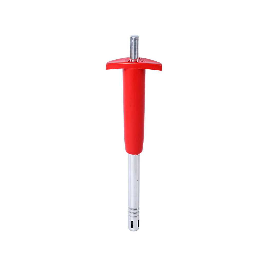 Stainless Steel Gas Igniter, Long Lasting, Rust Proof, Unbreakable, Soft & Long Grip, Red Colour