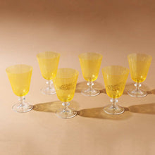 Load image into Gallery viewer, Modena Water Glass Yellow 350 ml (Set of 6)