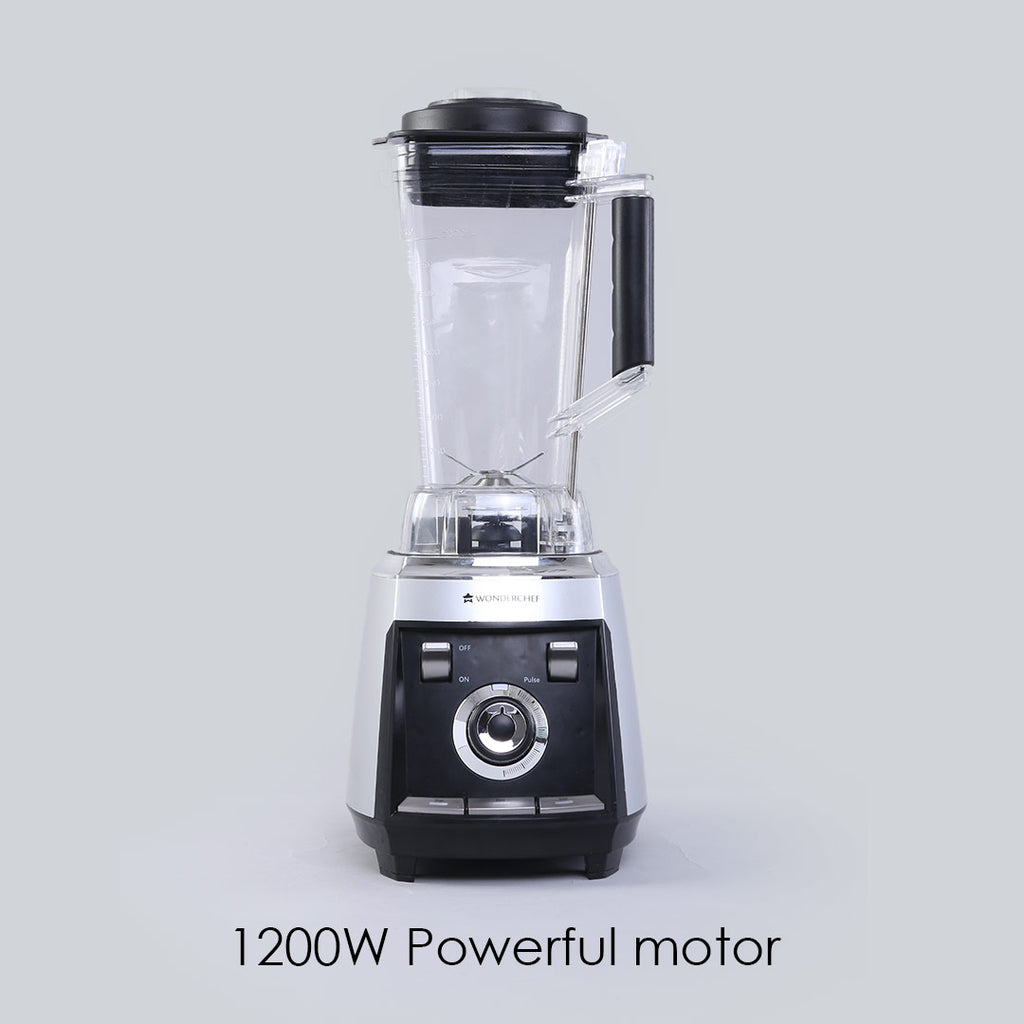 Regalia Professional Power Blender with Pulse Function| 3-in-1 Mixer,Blender,Grinder | 1200 Watt Full Copper Motor| Unbreakable 2 Litre Jar| Commercial Heavy Duty Blender with Stainless Steel Aircraft Grade Blades| 3 Year Warranty| Black