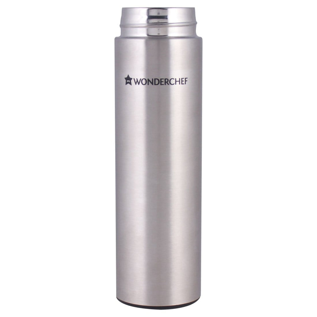 Nutri-Bot, 480ml, Double Wall Stainless Steel Vacuum Insulated Hot and Cold Flask, Steel Micro-filter, Spill & Leak Proof, 2 Years Warranty