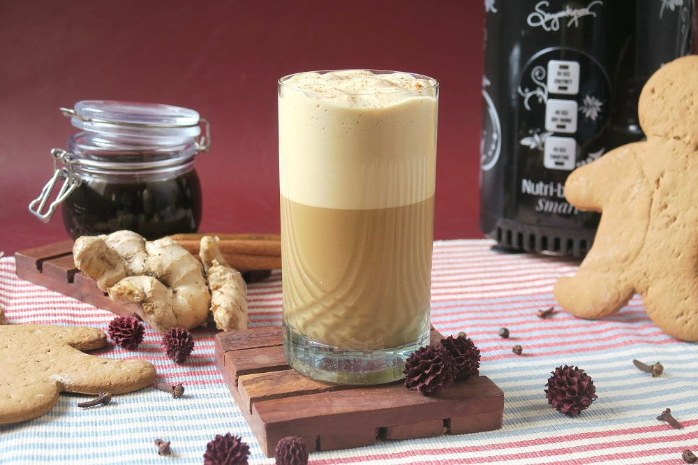 Frosty Gingerbread Frappe | Valentine's Coffee Drink