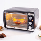 Oven Toaster Griller (OTG) - 21 Litres, Black - with Auto-shut off, Heat-Resistant Tempered Glass, Multi-Stage Heat Selection