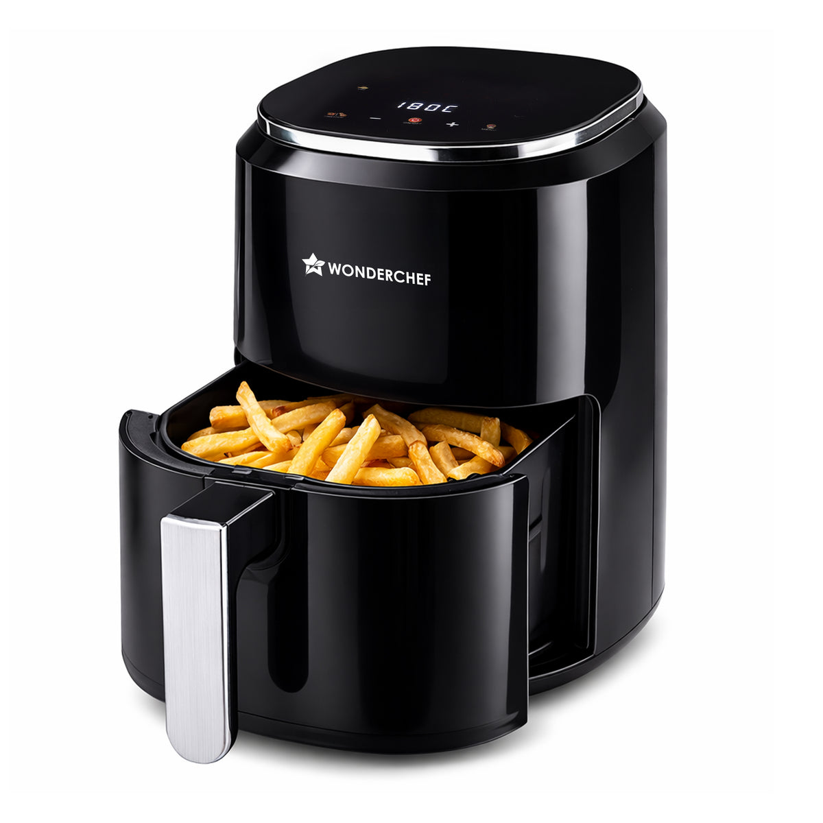 Roma 4.5L Digital Air Fryer | 1380W | 7 Preset Menus | 90% less fat | Rapid Air 360° Ci...