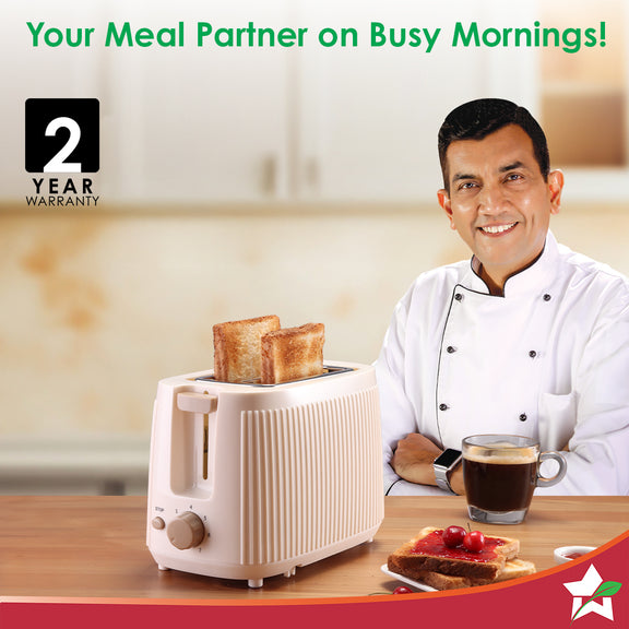 Wonderchef Regalia 2-Slice Pop-Up Toaster with Lid
