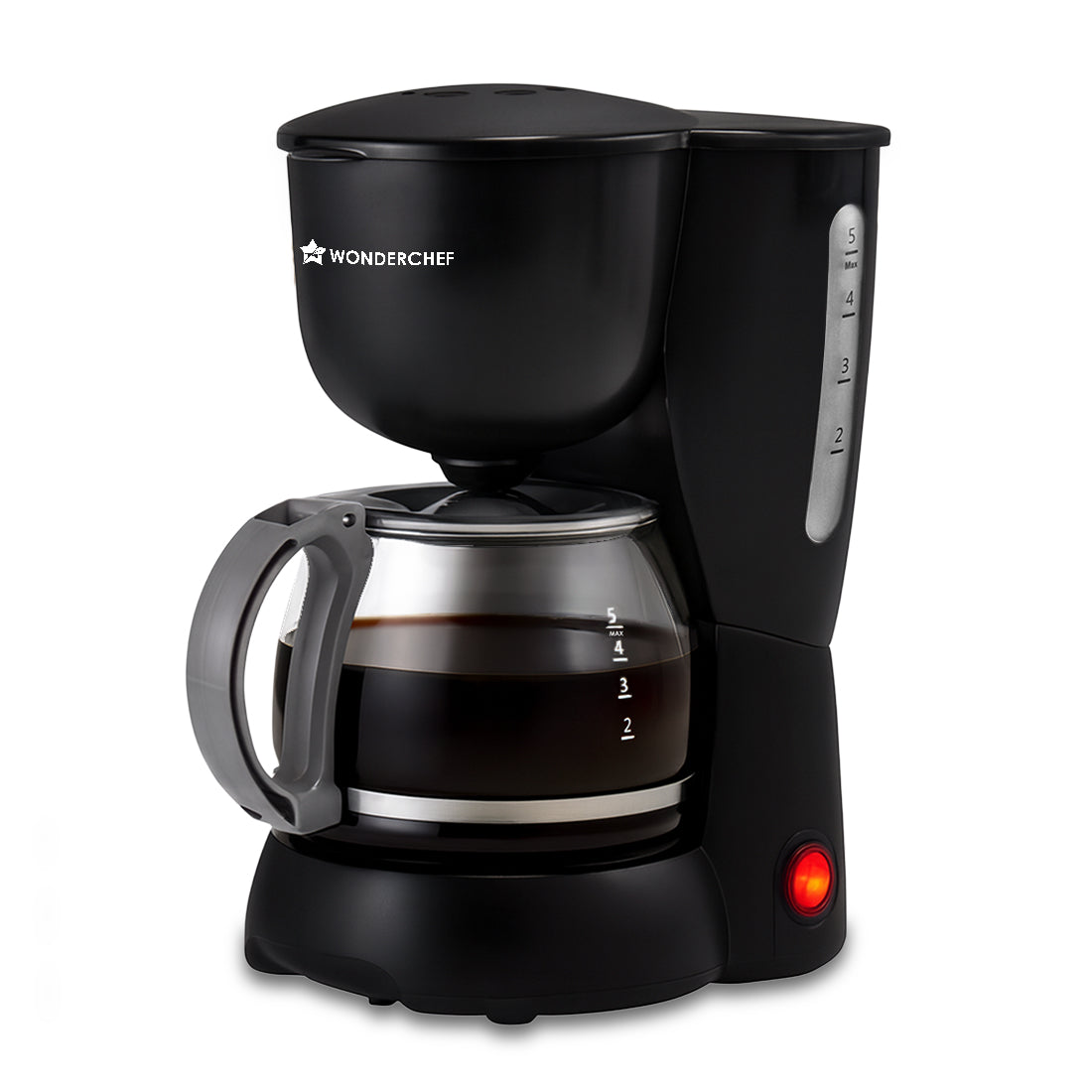 Veneto Brew Coffee Maker | Drip Coffee | 4 Cups Coffee | 600 ml Borosilicate Glass Cara...