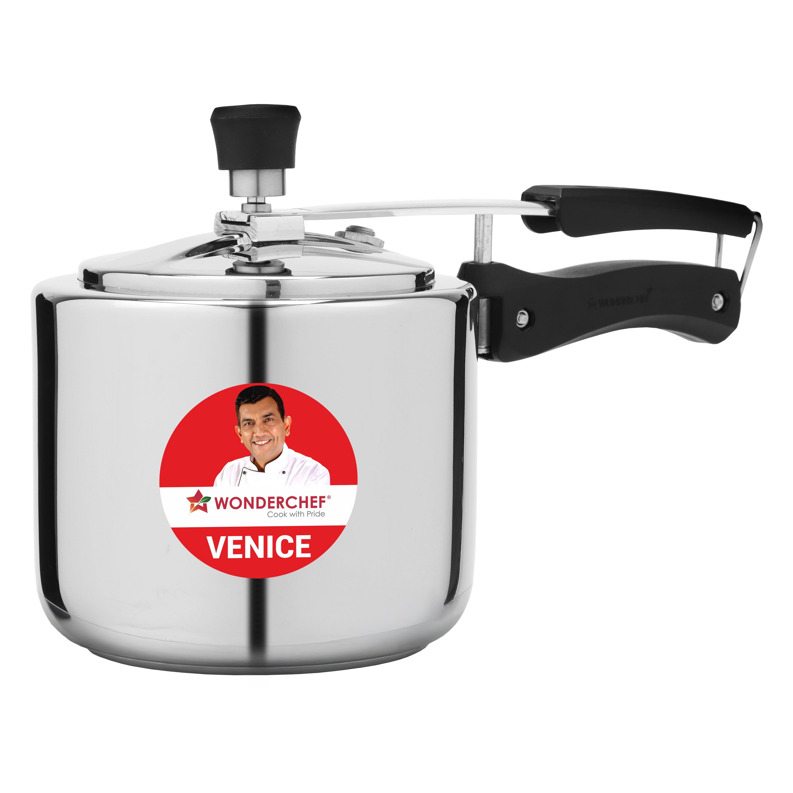 Venice Stainless-steel Inner Lid Pressure Cooker, 3 L for 4-5 People,