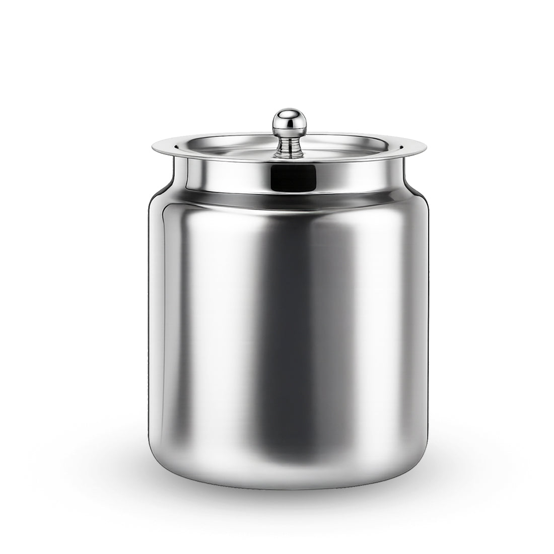 Ambrosia Premium Stainless-steel Ghee Pot with Lid, 1 L, Tight SS Lid, Rust-resistant &amp;...
