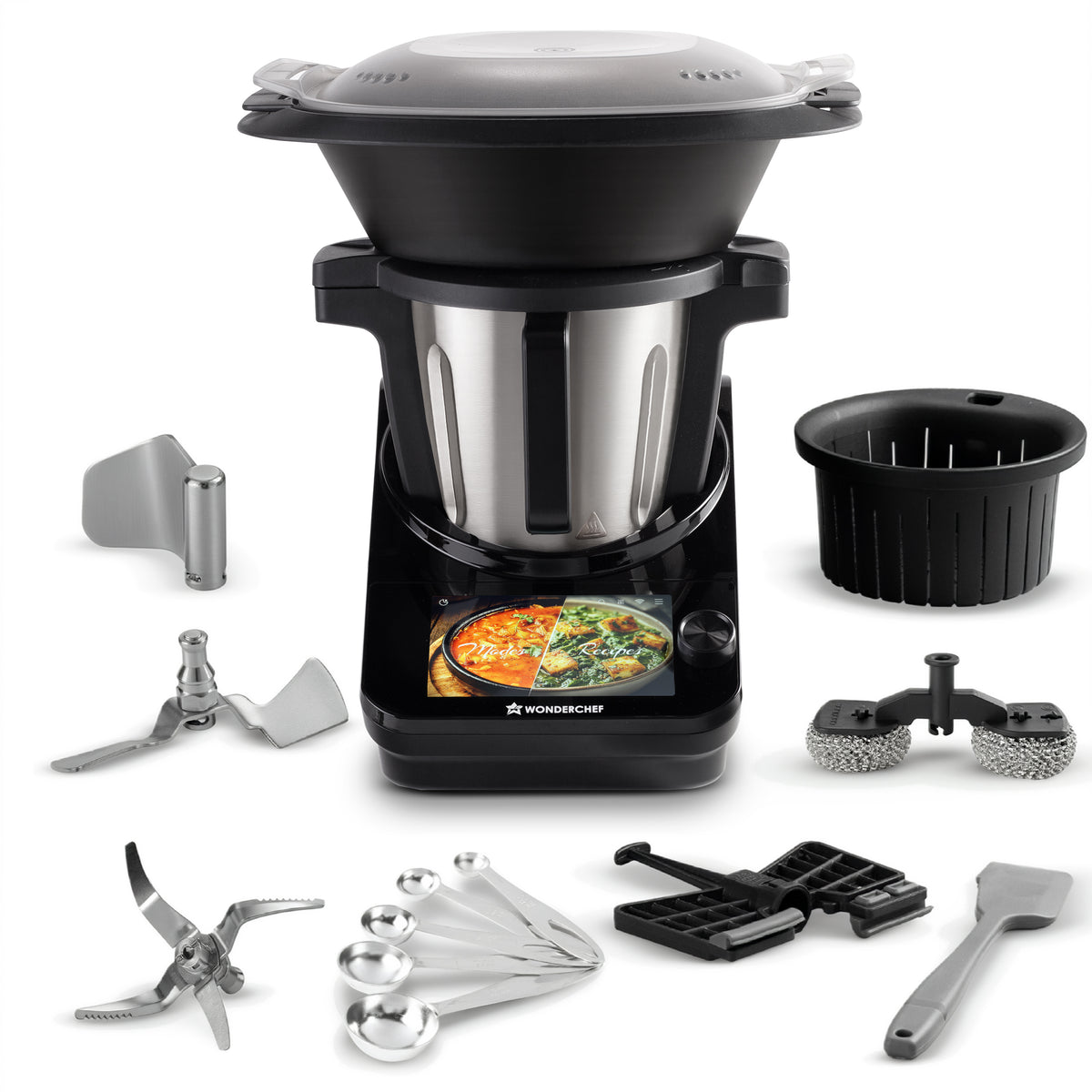 Wonderchef Renewed Chef Magic | All-in-One Kitchen Robot | Automatic Chopping, Sautéing...