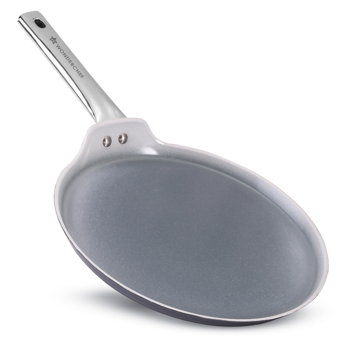 Eco-Glide Ceramic Dosa Tawa 28cm, Non-Toxic, Chemical &amp; PFOA Free, Low Oil Cooking, Scr...