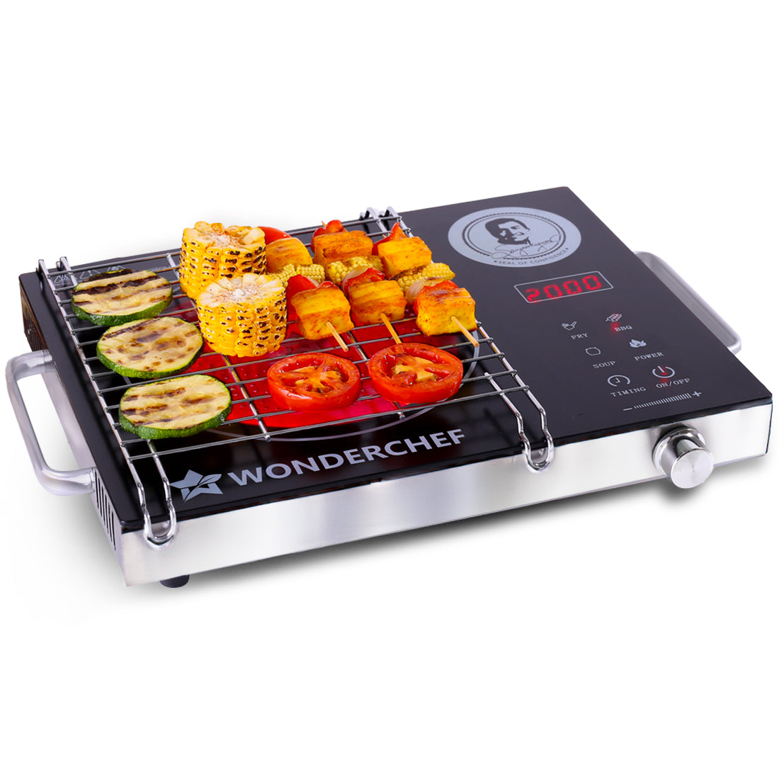 Easy Cook Infrared Cooktop | 2200W | LED Digital Panel | Smart Touch Buttons | 2 Year W...