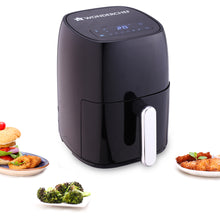 Load image into Gallery viewer, Neo Digital Air Fryer, 4.5L, 1500W, Rapid Air Technology for Healthy Snacks, 6 Pre-set Options, Touch Panel, Fry, Bake, Grill, Roast, Black