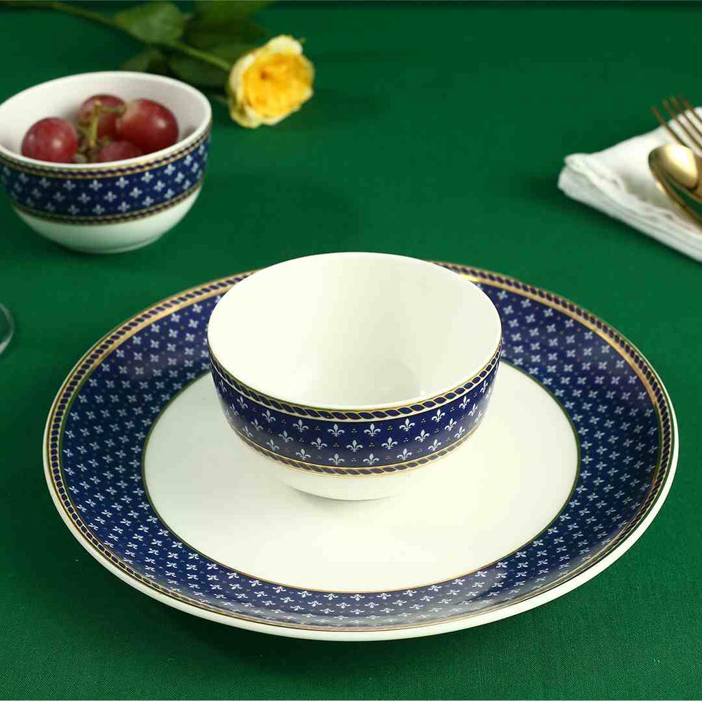 Sicilia Fine Bone China Katori - Royal Blue - Set of 2 Pcs