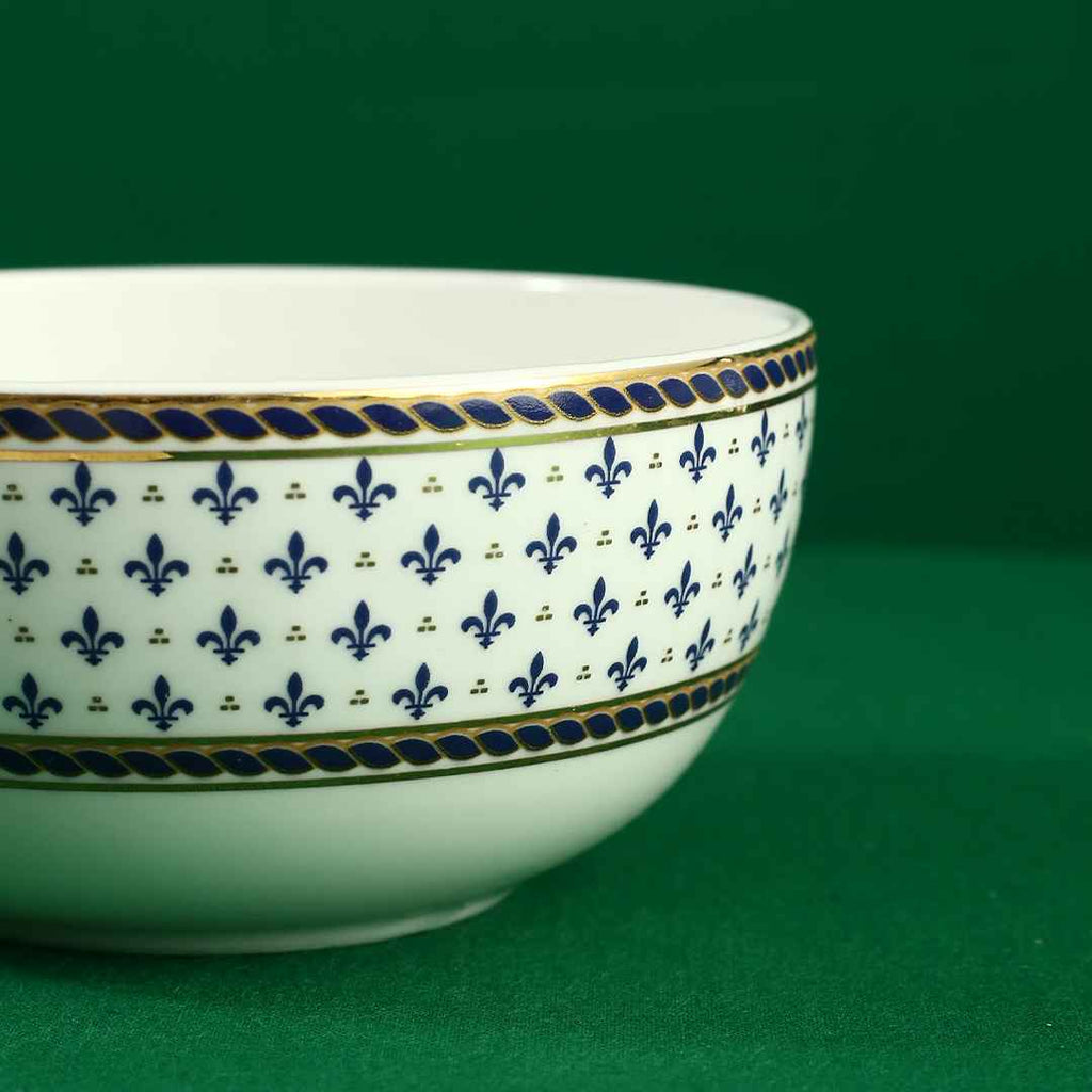 Sicilia Fine Bone China Bowl - Royal Blue - Set of 2 Pcs
