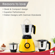Load image into Gallery viewer, Vesper Mixer Grinder 600W - Yellow