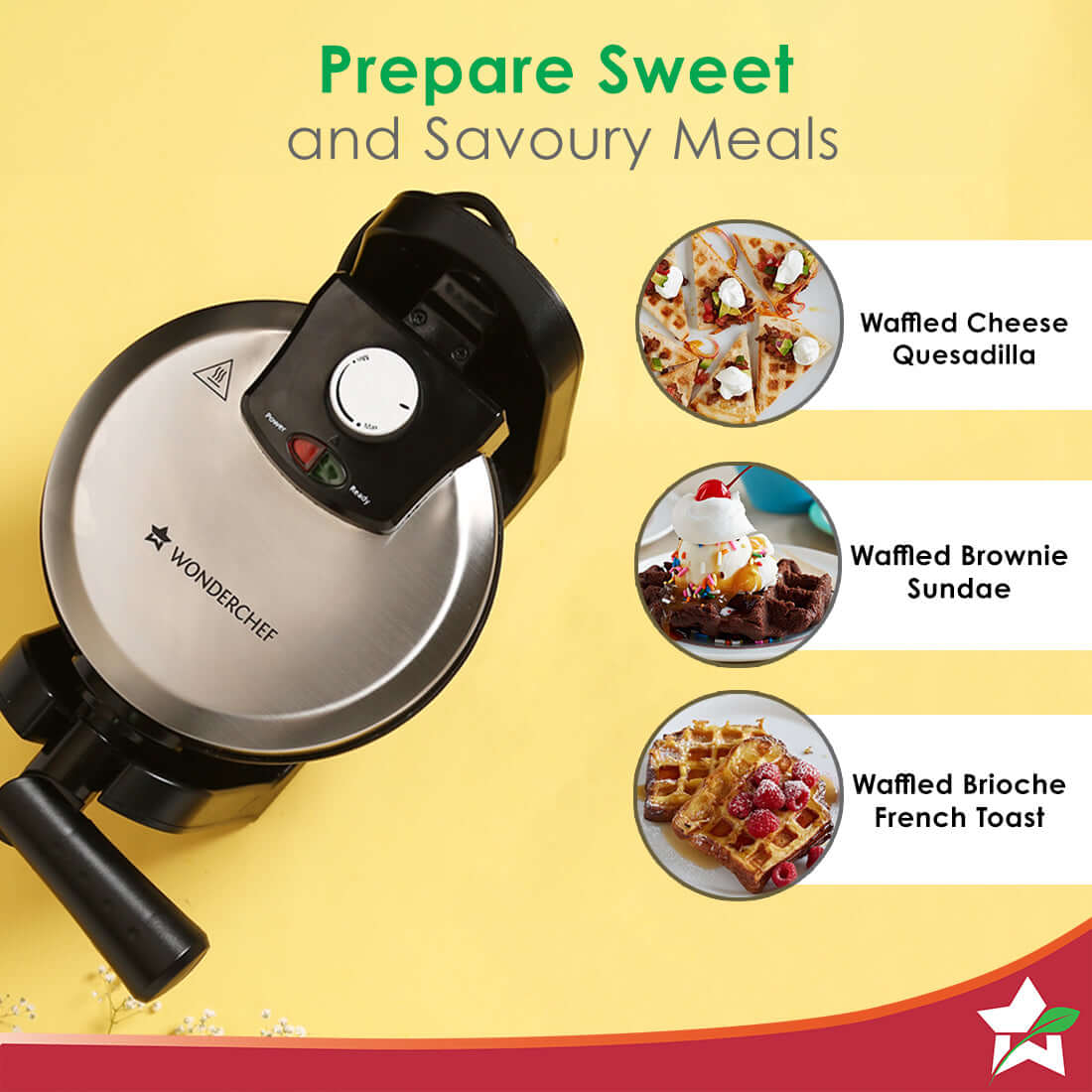 Wonderchef Belgian Waffle Maker Small Kitchen Appliance Online