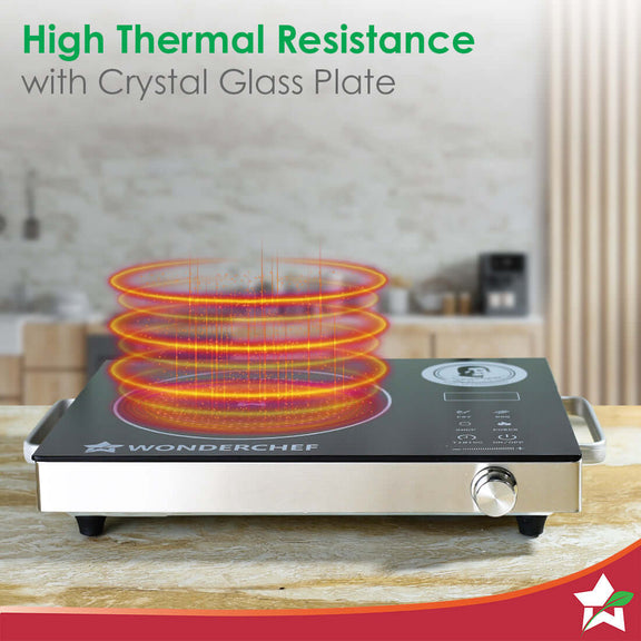 Easy Cook Infrared Cooktop | 2200 Watt Induction Cooktop | LED Digital