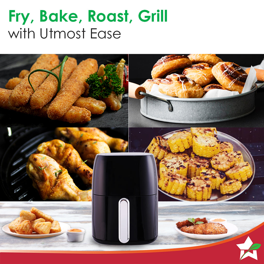 Neo Digital Air Fryer, 4.5L, 1500W, Rapid Air Technology for Healthy