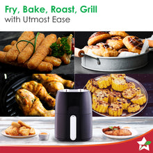 Load image into Gallery viewer, Neo Manual Air Fryer | Rapid Air Technology | Time and Temperature Control | Automatic Shut-Off | Compact Design | 4.5 Litres | 1 Year Warranty | 1500 Watts | Black