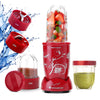 Nutri-blend 500W Mixer Grinder, 22000 RPM Motor, Smoothie Maker, Masala Grinder, Chutney Blender, 3 Unbreakable Jars, Recipe Book by Chef Sanjeev Kapoor, 2 Yr Warranty, Red
