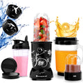 Nutri-blend Juicer, Mixer, Grinder, Blender & Smoothie Maker | 500W 22000 RPM 100% Full Copper Motor | Stainless steel Blades | 3 unbreakable jars | 2 Years warranty | Recipe book by Chef Sanjeev Kapoor | Black