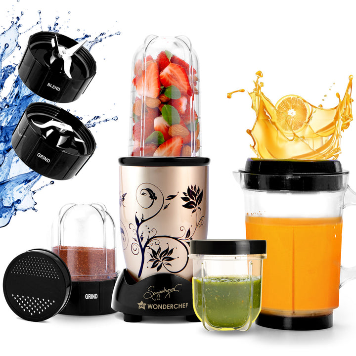 Nutri-blend 500W Mixer Grinder, 22000 RPM Motor, Smoothie Maker