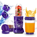 Nutri-blend Juicer, Mixer, Grinder, Blender & Smoothie Maker | 500W 22000 RPM 100% Full Copper Motor | Stainless steel Blades | 3 unbreakable jars | 2 Years warranty | Recipe book by Chef Sanjeev Kapoor | Purple