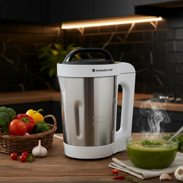 Automatic Soup Maker, 1.6L, 800W, White and Steel