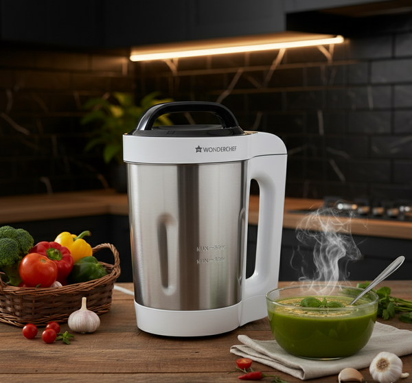 Automatic Soup Maker, 1.6L, 800W, White and Steel