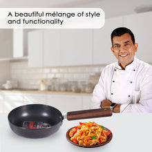 Load image into Gallery viewer, Ebony Hard-Anodised 24 cm Fry Pan | 1.75 L | 3.25mm thickness | Black