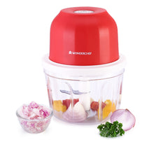 Load image into Gallery viewer, Zippy Rechargeable Wireless Electric Cordless Chopper, Stainless Steel Blades, One Touch Operation, 10 Seconds Chopping, Mincing Vegetable, Meat - 350 ML, 30 Watts, 1 Year Warranty
