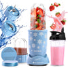 Nutri-blend Snowflakes | 22000 RPM | 100% Full Copper Motor | 2 Unbreakable Jars | Sipper Jar & Lid | Sharp Stainless-Steel Blades | 500W | 2-Year Warranty | Recipe book by Chef Sanjeev Kapoor