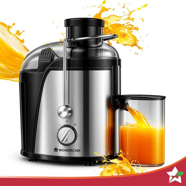 Venezia Centrifugal Juicer for Home | 500W | Fresh Fruit & Vegetable Juice in Seconds | Dual Speed Control | Pulp Separator for Easy Cleaning | Wide Feeding Mouth | 2-Year Warranty