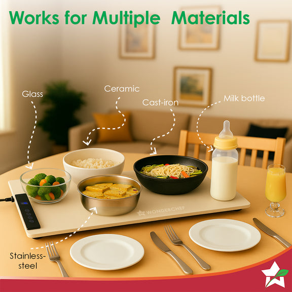 Wonder Mat WonderMat Rollable Silicone Food Warming Mat, 250W