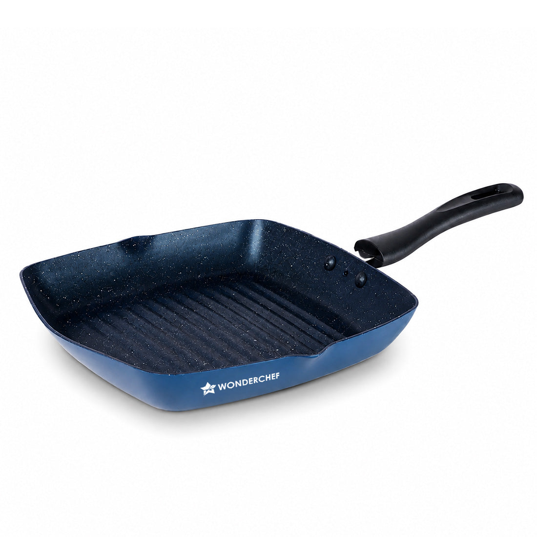Blueberry Non-Stick Grill Pan, 24 cm, Non-toxic, Chemical & PFOA Free, Pure-grade Alumi...