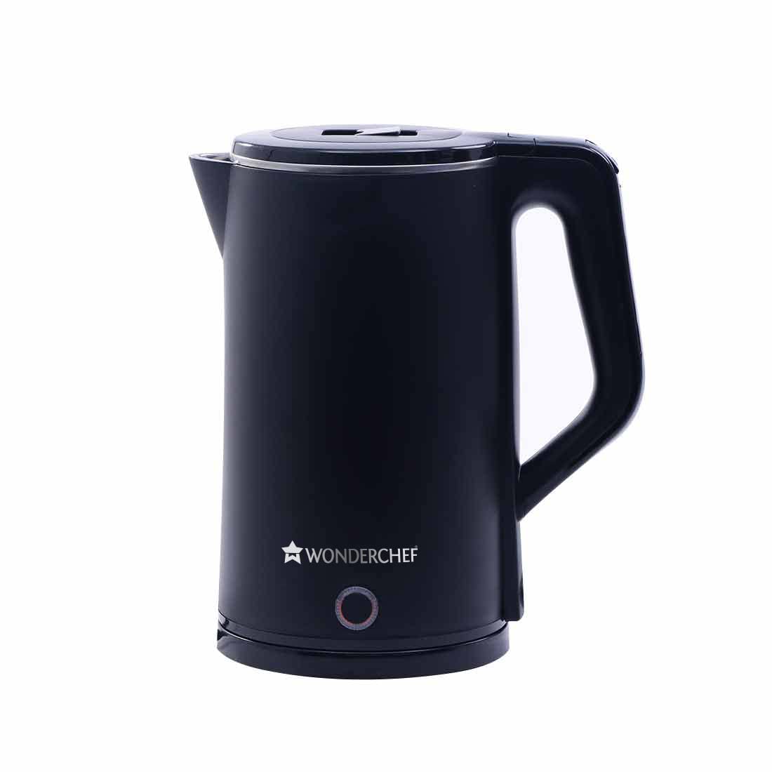 Cool-Touch Electric Kettle | 1.8L Capacity | 1300W | Double Walled Stainless Steel | Au...