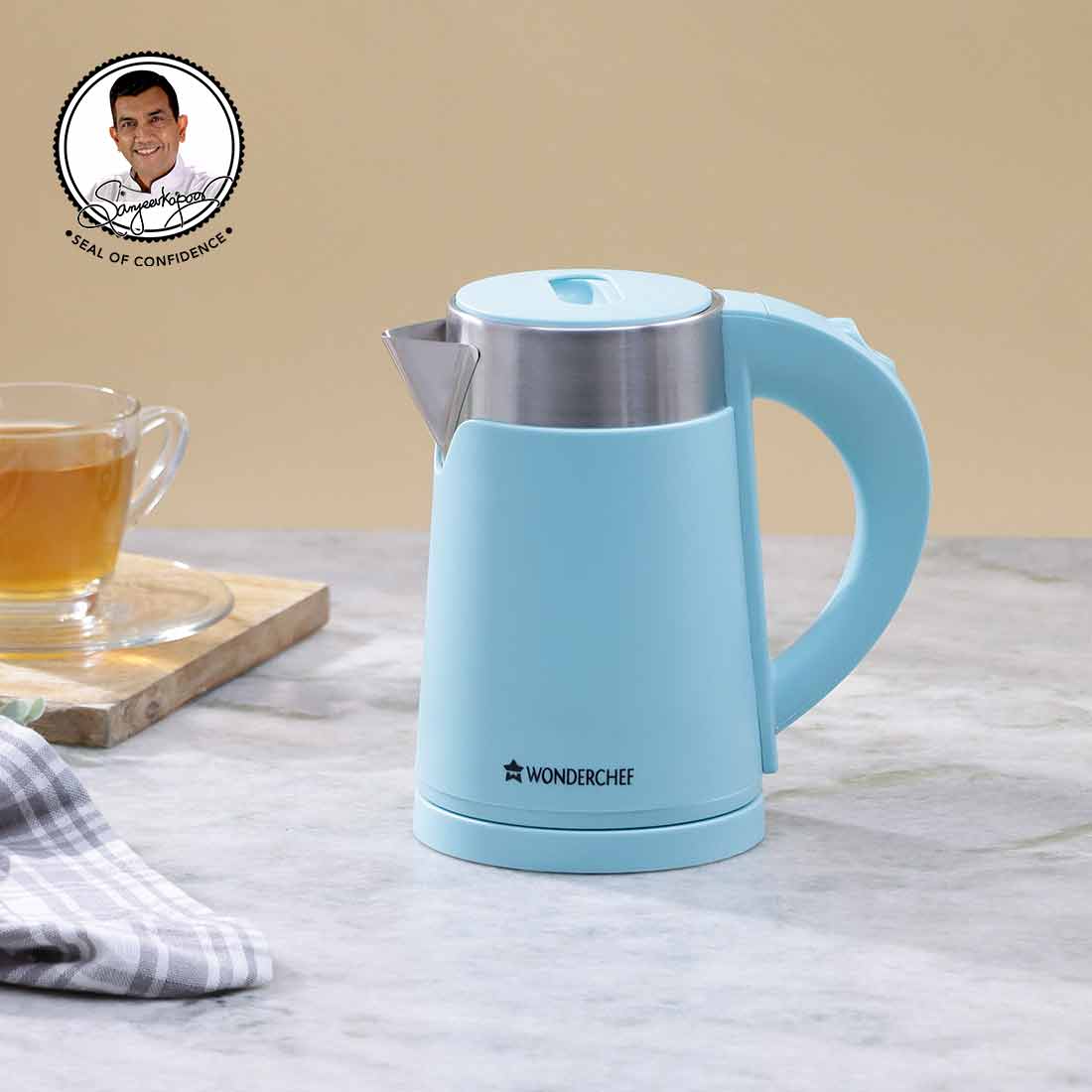 Wonderchef Renewed COOL-TOUCH Electric Kettle,1500 W, 800 ml, 1 Years Warranty
