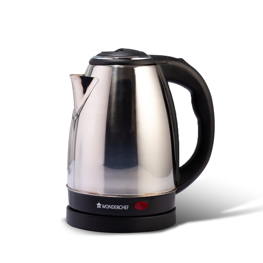 Crescent Electric Kettle | 1.8L Capacity | 1350W | Stainless Steel Body | Safety Lockin...