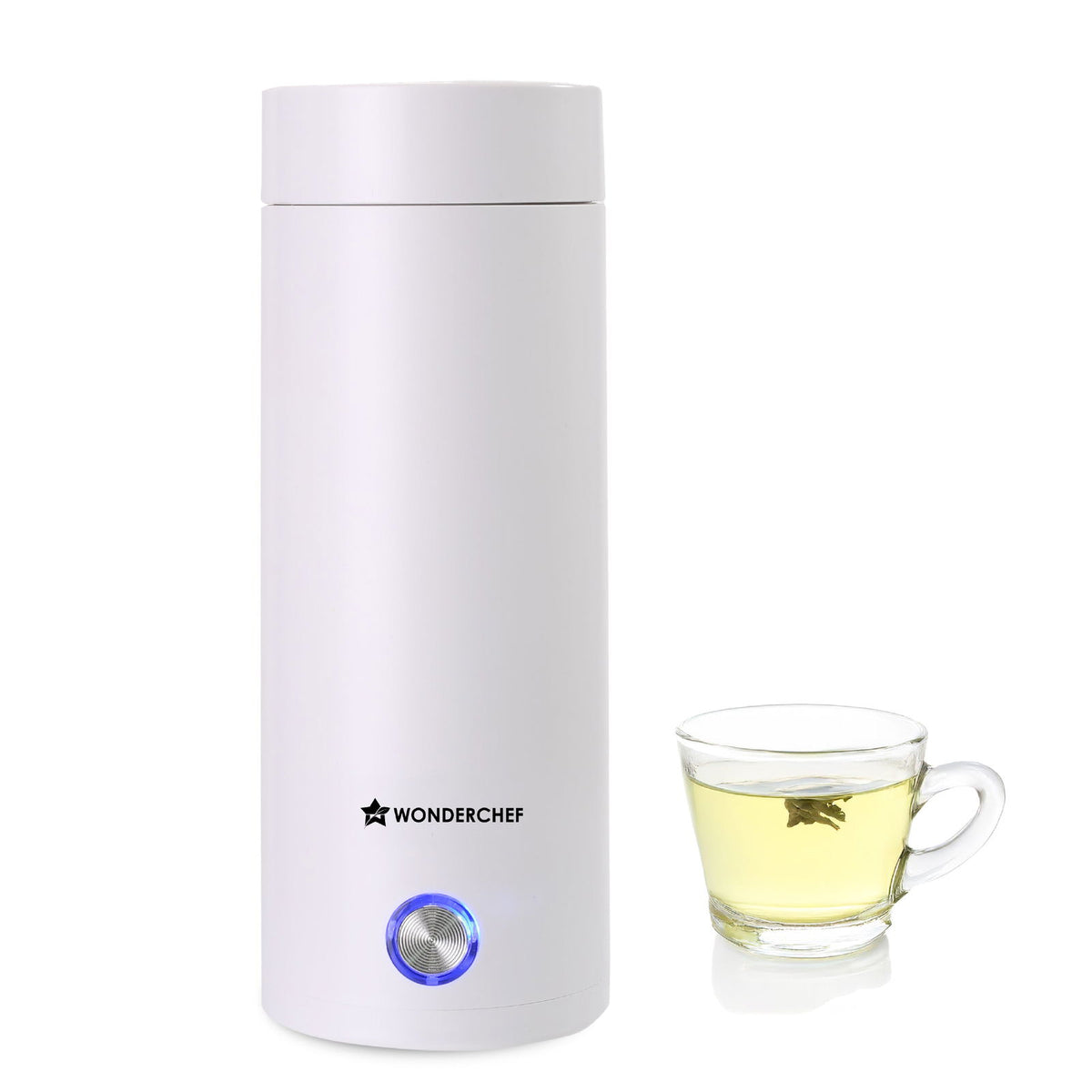 Crescent Travel Kettle | 400ml | Sleek and Compact | Leak-proof | Steam Release System ...