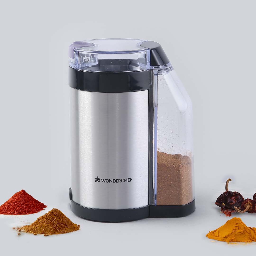 Easy Spice Masala Grinder with Auto-Dispenser, Detachable Jar, Sharp Blade, 2 Years War...