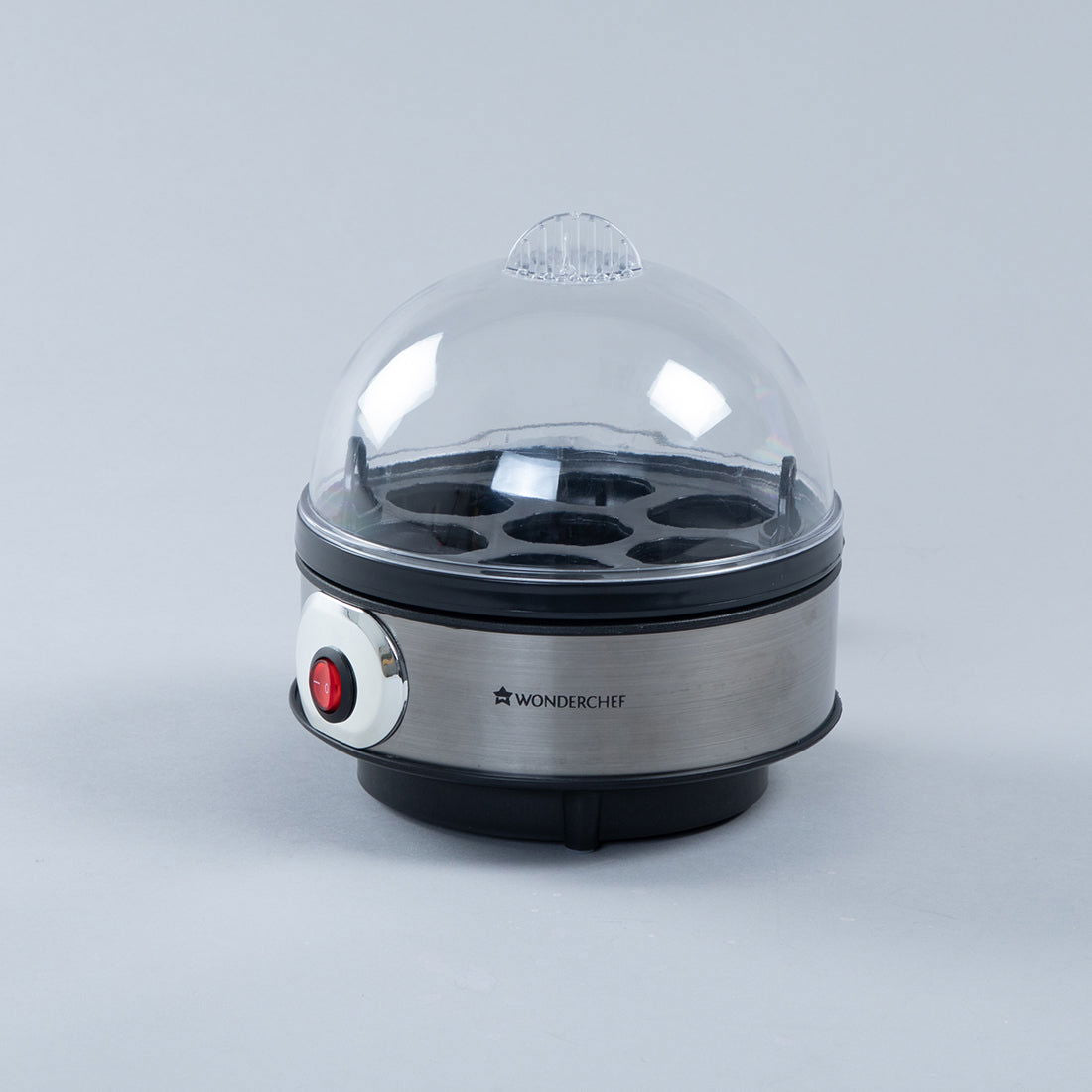Wonderchef Renewed Egg Boiler with 7 Egg Poachers|3 Boiling Modes|Auto Shut Off Technol...